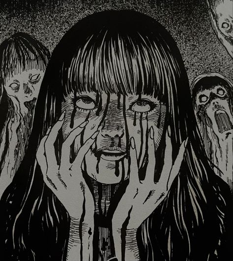 Junji Ito, A Ghost, Ghost, Black And White, White, Black