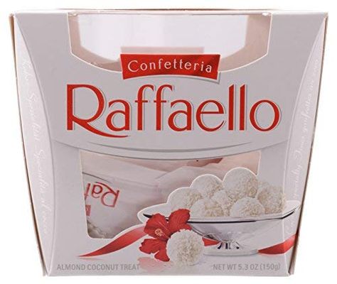 Raffaello, 5.3 Ounce Ferrero Raffaello, Raffaello Chocolate, Chocolate Almond Milk, Dark Chocolate Almonds, Chocolate Gift Boxes, Chocolate Coconut, Chocolate Hazelnut, Chocolate Gifts, Chocolate Box