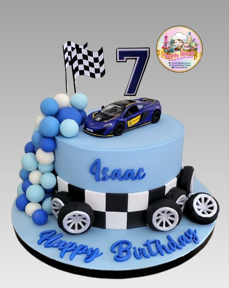 B8rthday Cake Ideas, Race Cars Birthday Cake, Super Car Birthday Cake, Racing Cars Birthday Cake, Racing Car Cake Design, Cake Designs Car Theme, Cake Ideas For 8 Year Boy, Racing Car Theme Cake, Car Theme Cake Design