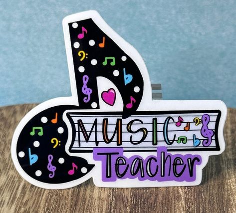 Music Teacher Door Hanger, Music Teacher Aesthetic, Happy Teachers Day Card, Teacher Door Hangers, Teacher Aesthetic, Girls Teacher, Teacher Door, Teachers Day Card, Teacher Doors