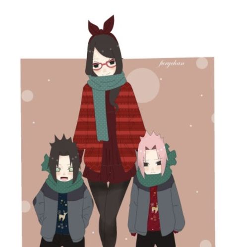 ｟ Sasusaku Sasuke Uchiha Sakura Haruno Sarada Uchiha Twins Naruto Boruto ｠ Sasusaku Son, Uchiha Twins, Sasuke Son, Sasusaku Doujinshi, Sasuke Sakura Sarada, Naruto Team 7, Sasuke Uchiha Sakura Haruno, Uchiha Family, Naruto Family