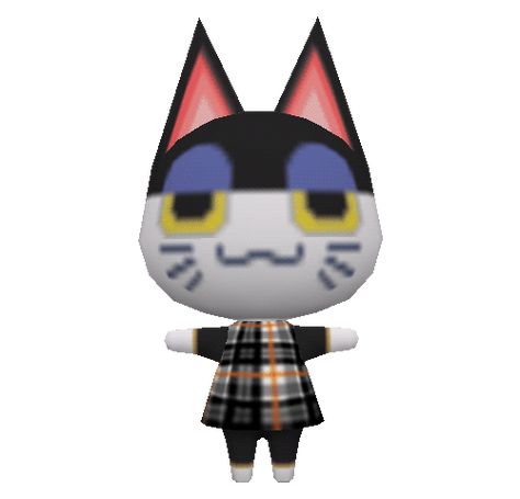 Animal Crossing Cats, Cartoon Gif, Toro Inoue, Oki Doki, Animal Crossing Characters, Animal Crossing Villagers, Low Poly Art, Cat Icon, Silly Cats