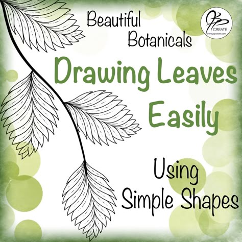 Leaf Drawing Easy, Drawing Leaves, Beautiful Pencil Drawings, Leaves Sketch, Leaves Doodle, Wildflower Drawing, Learn Watercolor Painting, Drawing Tutorials For Beginners, Learn Watercolor