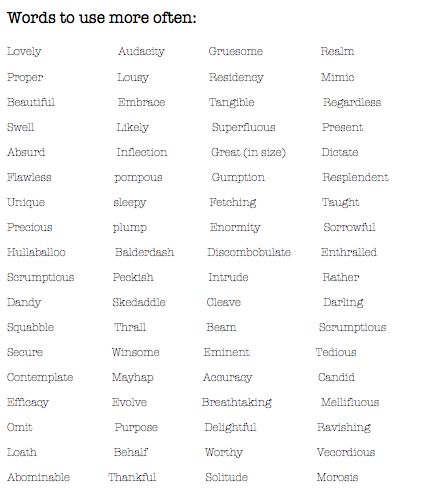 Words to use more often :) Alternatives To Swear Words, Different Words To Use Instead Of Said, Other Words To Use Instead Of Said, Other Words For However, Words To Use More Often, Words To Use More, What Is The Saddest Word In The Dictionary, Ways To Get Money, Books Aesthetic