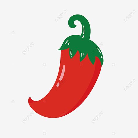 Chili Cartoon, Chili Pepper Clipart, Cartoon Clouds, Cartoon Background, Hand Drawn Vector, Red Chili, Cute Easy Drawings, Cartoon Images, Red Pepper