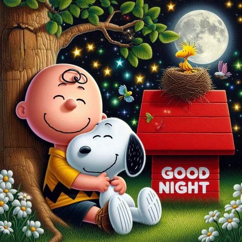 Peanuts Good Night, Snoopy Sweet Dreams, Good Night Snoopy, Cute Good Night Messages, Goodnight Pictures, Snoopy Nails, Goodnight Snoopy, Snoopy Drawing, Peanuts Wallpaper