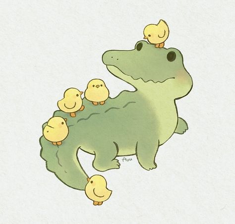 Duck Drawing, Cute Ducklings, Kawaii Faces, Duck Art, Images Kawaii, Pretty Drawings, Cute Doodles Drawings, Cute Kawaii Drawings, Cute Doodle Art