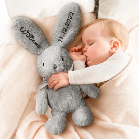 🐰🎁 𝗘𝗺𝗯𝗿𝗮𝗰𝗲 𝘁𝗵𝗲 𝗵𝘂𝗴𝗲 𝗽𝗹𝘂𝘀𝗵 𝗼𝗳 𝗽𝗲𝗿𝘀𝗼𝗻𝗮𝗹𝗶𝘇𝗲𝗱 𝗯 Shop Now https://tjtoddles.com/products/jumbo-plush-personalized-bunny-with-embroidered-long-ears-perfect-baby-shower-gift-fluffy-rabbit-with-customized-name-ears-18-5x10-6in Embroidered Bunny, Fluffy Rabbit, Bunny Names, Cadeau Baby Shower, Custom Baby Gifts, Personalized Bunny, Fluffy Bunny, Nursery Accessories, Rabbit Dolls