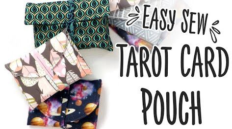 Trading Card Crafts, Tarot Card Holder Diy, Pouches Diy, Crochet Tarot, Diy Tarot Cards, Cross Stitch Free, Tarot Card Pouch, Mystical Moon, Pouch Diy