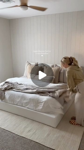 SoftFrame Designs on Instagram: "@itschelseahope will never be stubbing her toes on a bed frame again 🙌

Featuring our Ultra Set in White🤍" King Mattress On Floor Ideas, Mattress On Floor Ideas, Softframe Designs, Mattress On Floor, Floor Ideas, King Mattress, Better Together, Stay At Home, Bed Frame