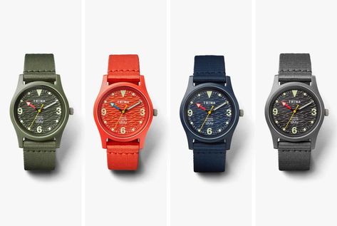 This Affordable Surfing Watch Is Made from Upcycled Ocean Plastic • Gear Patrol Surf Watch, Plastic Gears, Clean Ocean, Make A List, Affordable Watches, Good Cause, Wave Pattern, Casio Watch, Watch Brands