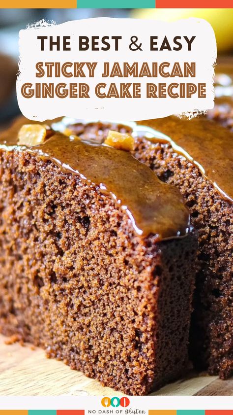 Sticky Jamaican Ginger Cake Recipe Jamaican Sweet Ginger Gravy Recipe, Jamaican Ginger Cake, Best Spaghetti Recipes, Ginger Cake Recipe, Jamaican Desserts, Molasses Cake, Moist Spice Cake, Dinner Ideas Crockpot, Deli Ideas