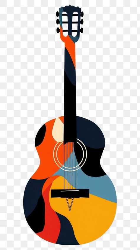 Music Instruments Illustration, Guitar Png, Music Elements, Aesthetic Pngs, Guitar Aesthetic, Guitar Images, Guitar Illustration, Guitar Vector, Nice Designs