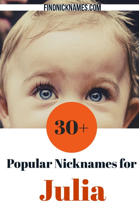 Nicknames of Ladies, baby girls and Girlfriends named Julia Julia Name, Instagram Nicknames, Nicknames For Girls, Funny Nicknames, Cougar Town, Nineteen Eighty Four, Rave Master, Murdoch Mysteries, Cute Nicknames