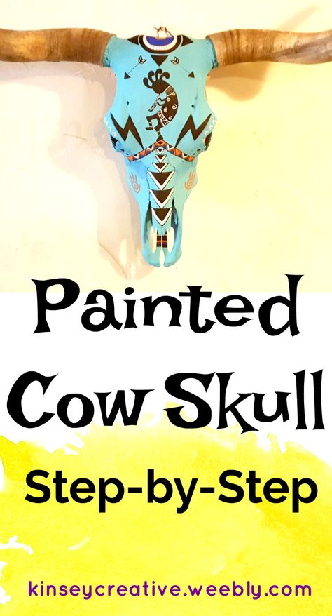 Steer Skull Decor, Longhorn Skull Decor, Painted Deer Skulls, Painted Animal Skulls, Animal Skull Decor, Deer Skull Art, Painted Cow Skulls, Cow Skull Decor, Cow Skull Art