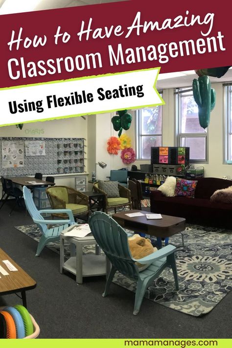 Are you afraid to try flexible seating because of your classroom management style? Don't worry about that! Sometimes, it's hard to imagine until someone just explains exactly how it can work. Here's how behavior actually IMPROVED the year I started flexible seating. Flexible Seating Classroom, Classroom Seating, Classroom Procedures, Flexible Seating, Class Management, Behavior Problems, Big Ideas, Seating Charts, Elementary Classroom