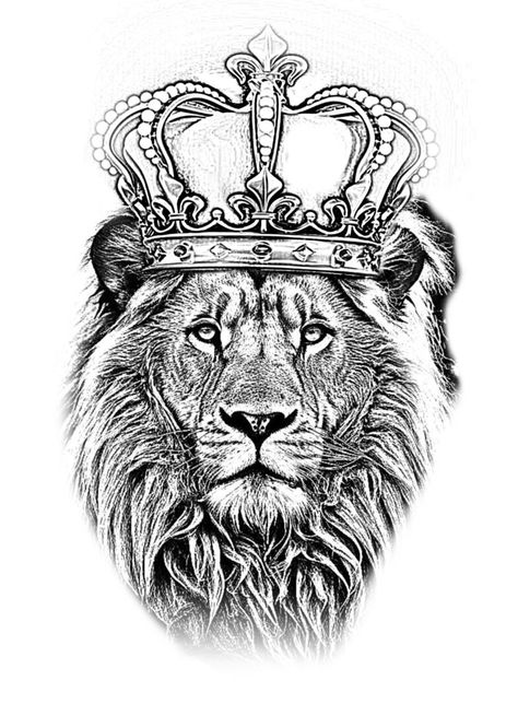 Lion With Crown Tattoo, Calf Tattoo Ideas, Lion With Crown, Lion King Tattoo, Tattoo Dark, Lion Head Tattoos, Lion Tattoo Design, Cool Chest Tattoos, Dragon Sketch