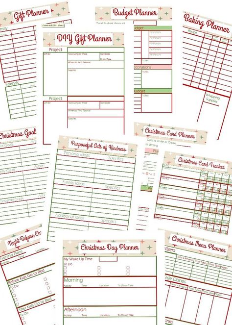 Christmas Planner Printables Free 2023, Holiday Planner Printables Free, Christmas Planner Printables Free, Christmas Planner Free, Holiday Budget Planner, Christmas Planning Printables, Planner For School, Christmas Binder, Christmas Planner Printables