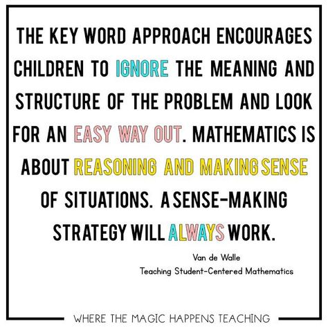 This post outlines problem solving basics and strategies for students in K-2. It includes FREE word problem posters, word problem anchor charts, and explanations. Word Problem Anchor Chart, Free Posters, Math Quotes, Subtraction Word Problems, Where The Magic Happens, Word Problem, Math Journals, 8th Grade Math, Free Word