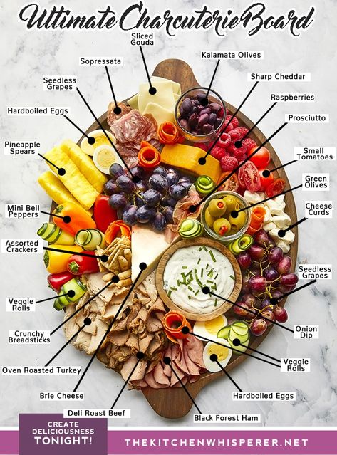 Ultimate Charcuterie Board, Meat And Cheese Tray, Snack Boards, Charcuterie Ideas, Oven Roasted Turkey, Decorações Com Comidas, Diner Recept, Charcuterie Platter, Charcuterie Board Ideas