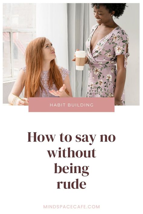 How to say no nicely. Learn how to say no politely. This post includes multiple tips on how to say no without feeling guilty that can you use for different situations. I also cover tips on how to say no at work. #sayno #selfcare #howtosayno #assertiveness #boundaries Ways To Say No, Ways To Say Said, How To Say No, How To Be Healthy, Feeling Guilty, Self Love Self Care, Saying No, How To Say, Best Version Of Yourself