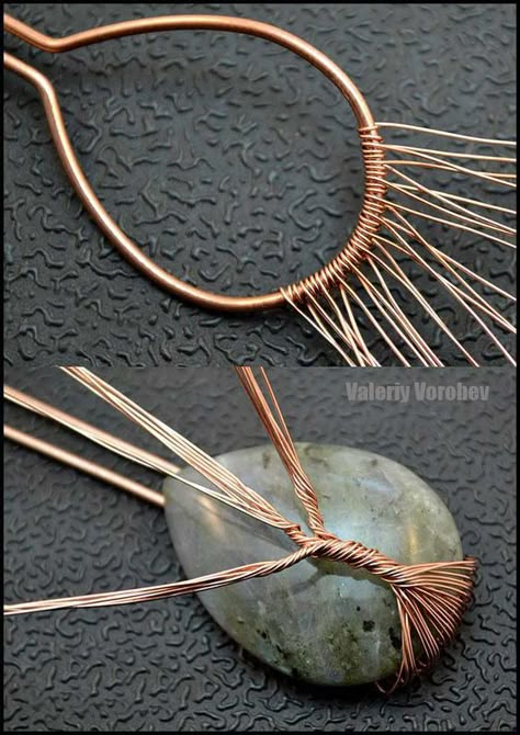 Weaving Wire, Wire Wrap Tutorial, Tree Of Life Wire, Wrap Tutorial, Wire Wrapped Stone Jewelry, Wire Jewelery, Handmade Tree, Wire Wrapping Tutorial, Wire Wrap Jewelry Designs