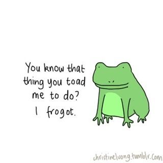 Frog Puns, Frog Quotes, Funny Quotes For Kids, Cute Puns, Hee Hee, Funny Frogs, Cute Frogs, Wholesome Memes, Funny Puns