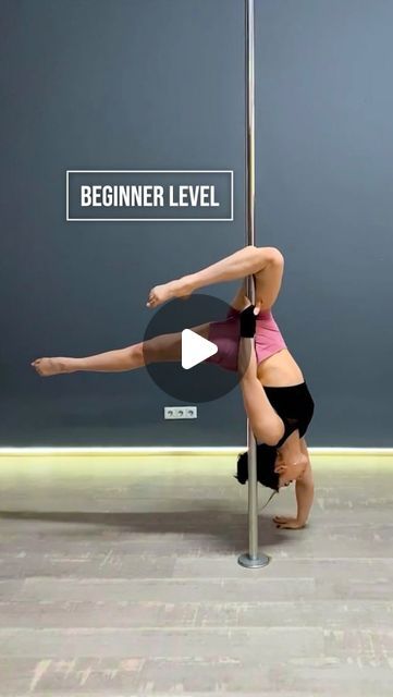 Begginer Pole Moves, Conditioning For Pole Dancing, Beginner Pole, Pole Invert Beginner, Dancing Fitness, Pole Invert, Pole Tricks, Pole Dance Moves, Pole Dancing Fitness