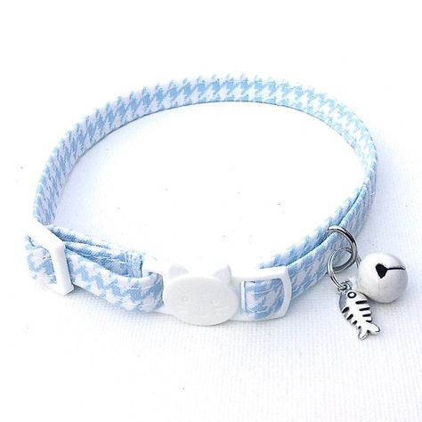 Blue Cat Collar, Elegant Cat, Collar With Bell, Kitten Collar, Kitten Collars, Boy Cat, Small Dog Collar, Miniature Dogs, Blue Room