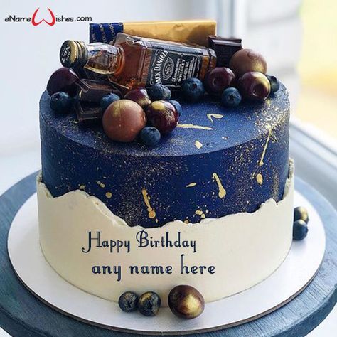 Cake Name Edit, Boys 18th Birthday Cake, Happy Birthday Cake Writing, Name On Cake, Write Name On Cake, Birthday Cake Write Name, Birthday Present Ideas, Boys First Birthday Cake, Birthday Cake Writing