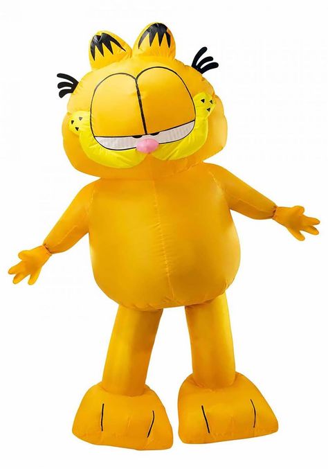 PRICES MAY VARY. Officially licensed Garfield costume, look for trademark on label and packaging to help assure you've received authentic safety-tested item Inflatable adult Garfield costume with battery operated fan Fan requires 4, AA batteries (not included); do not use rechargeable, nickel-cadmium; remove batteries from fan while not in use Rubie's brings fun and fantasy to dress-up with the broadest selection of costumes and accessories, offering everything from full mascot suits to masks an Garfield Costume, Comic Costume, Rock & Roll, Garfield Comics, Inflatable Costumes, Party Expert, Big Table, Cat Costume, Costume Shoes