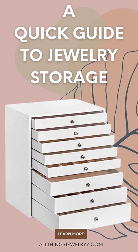 Storage For Jewelry Organizing Ideas, Ideas For Storing Jewelry, Jewelry Organizer For Drawer, How To Organize My Jewelry, How To Store Your Jewelry, Ways To Store Necklaces, Best Way To Organize Jewelry, Diy Jewellery Storage, Organizing Jewelry Ideas In Drawers