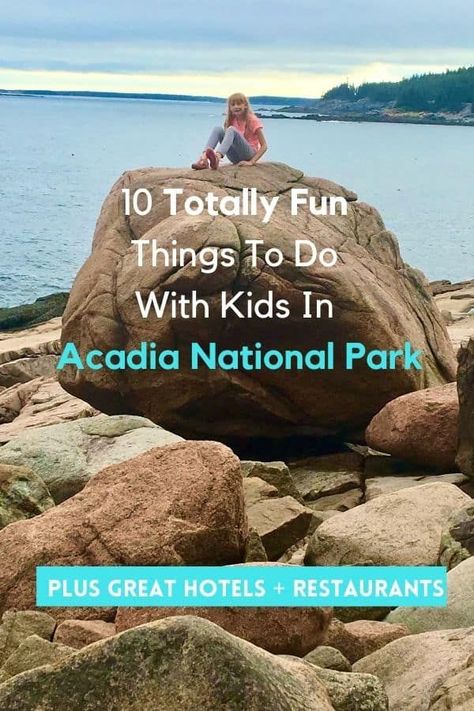 Tips on where to hike, bike and explore with kids in Acadia National Park. Plus hotel and restaurant recommendations in Bar Harbor. #acadia #NPS #barharbor #maine #thingstodo #carriageroads #biking #hiking #kids #hotels #restaurants #ideas Arcadia National Park, Acadia Maine, Acadia National Park Maine, Visit Maine, Bar Harbor Maine, Mount Desert Island, Maine Vacation, Maine Travel, Hiking With Kids