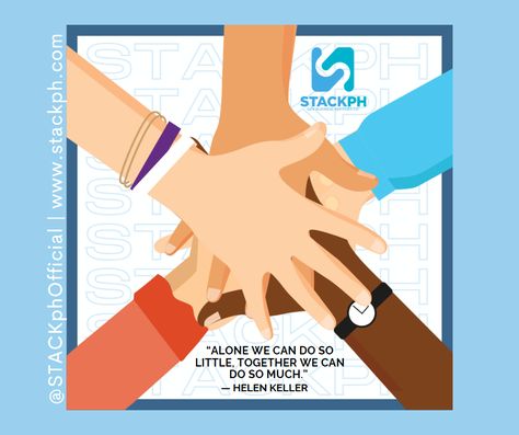 When we work together towards a common goal, we can achieve much more than we could on our own. This quote reminds us that we are stronger together than we are apart. By collaborating and supporting each other, we can achieve great things and make a positive difference in the world. #STACKph2023 #Hiring We Are Stronger Together, Stronger Together, We Are Strong, Monday Motivation, Canning, The World, Quotes