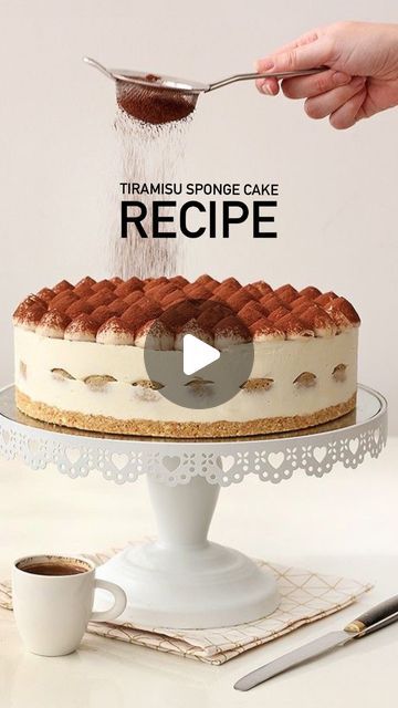 Tyna Seley • cakes• cupcakes• macarons• trifles on Instagram: "TIRAMISU Sponge Cake RECIPE  Serving Size 1 sponge cake 7”/17-18 cm, which you can cut into 3 cake layers.  Ingredients  ● Eggs — 4 pcs ● Sugar — 120 g ● Flour — 80 g ● Corn starch — 20 g  Directions ▪️Preheat oven to 350F/180°C ▪️Separate the egg whites from the yolks.  ▪️Beat the egg whites with half of the sugar (60 g) until soft peaks form. Transfer the egg whites to another bowl & place them in the refrigerator. ▪️Beat the yolks with the remaining sugar until the mixture is white & fluffy. The sugar should be completely dissolved. Gently fold 1/3 of the egg whites into the yolk mixture.  Do this carefully! Use a spatula, folding the mixture from top to bottom to keep the batter airy! ▪️In the same way, fold in all the flou Tiramisu Sponge Cake Recipe, Sponge Cake Recipe, 3 Cake, Cake Layers, Sponge Cake Recipes, Eat Dessert First, Cakes Cupcakes, Lemon Cake, Sponge Cake