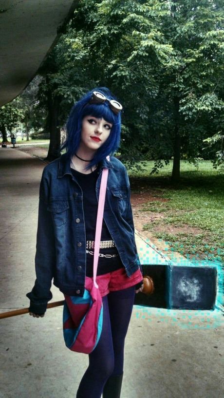 Gabriele Zamarian as Ramona Flowers Cosplay Memes, Funny Cosplay, Ramona Flowers, Vintage Halloween Costume, Cute Cosplay, Cosplay Ideas, Costume Outfits, Cosplay Outfits, Halloween Cosplay