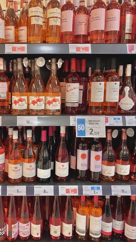 pink red wine rosrose supermarket aesthetic pictures photography stories instagram Rosè Wine Aesthetic, Rose Drink Aesthetic, Wine Label Aesthetic, Pink Dinner Party Aesthetic, Pink Wine Aesthetics, Pink Wine Aesthetic, Wine Mom Aesthetic, Rose Wine Aesthetic, Aesthetic Pictures Photography