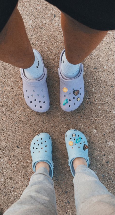 Matching Crocs, Crocs Fashion, Summer Friends, Matching Couple Outfits, Croc Charms, Matching Couples, Satin Dresses, Couple Goals, Relationship Goals