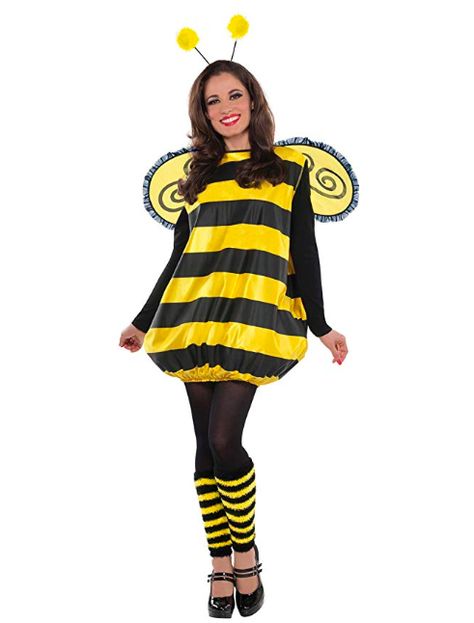 Bee Costume Women's, Men In 30s, Bee Outfit, Bumble Bee Costume, Spirit Halloween Costumes, Bug Costume, Ideas For Best Friends, Yellow Costume, Ideas For Girlfriend