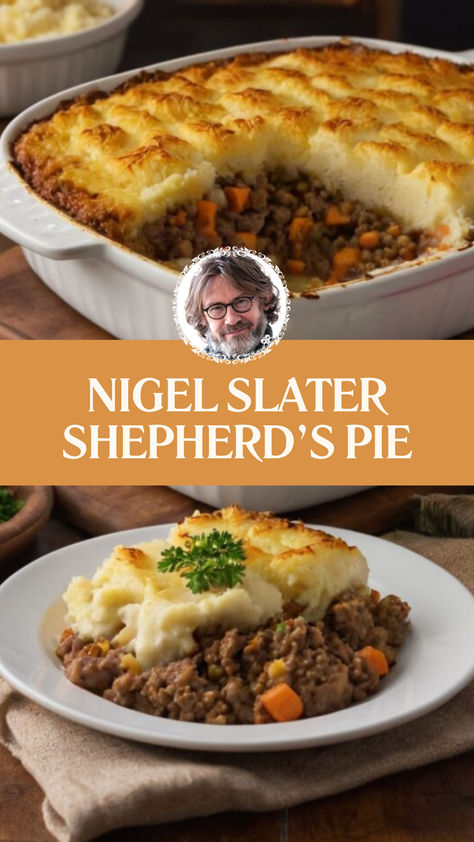 Nigel Slater Shepherd’s Pie Sheperd Pie Easy, Shephard Pie, Sheppard’s Pie Recipe, Lentil Shepherd's Pie, Sheperd’s Pie Recipe, Vegetarian Sheperd Pie, Mashed Parsnips, Easy Shepherds Pie, Nigel Slater