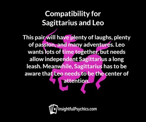 sagittarius and leo whats your compatibility? #sagittariuscompatibility #sagittariusleo #sagittariusandleo #leocompatibility #leo  #sagittarius Sagittarius And Pisces Compatibility, Virgo And Sagittarius Compatibility, Taurus And Sagittarius Compatibility, Leo Relationship, Taurus Compatibility, Aquarius Compatibility, Pisces Compatibility, Sagittarius Compatibility, Virgo And Sagittarius