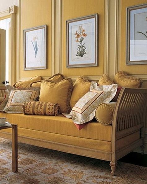 Yellow Furniture, Dining Room Paint, Yellow Sofa, Yellow Curtains, Yellow Room, Yellow Living Room, Yellow Walls, Mellow Yellow, Room Colors