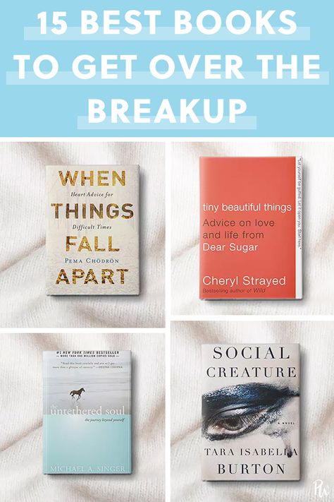 15 Books to Help You Get Over the Breakup from Hell #purewow #marriage #books #review #relationships #wellness #self-care Books To Read For Healing, Books Relationships, Breakup Books, Books On Love, Getting Over Heartbreak, Get Over A Breakup, Post Break Up, Wellness Books, Over A Breakup