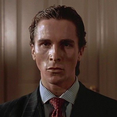 Sigma Patrick Bateman, American Physco, American Pshyco, Chad Image, Patrick Bateman, Sigma Male, Christian Bale, Literally Me, A Man