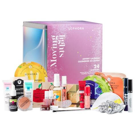 Premium Advent Calendar - SEPHORA COLLECTION | Sephora Moving Lights, Beauty Advent, Makeup Sephora, Brightening Eye Cream, Sephora Favorites, Calendar Pictures, Skin Gel, Holiday Beauty, Beauty Advent Calendar