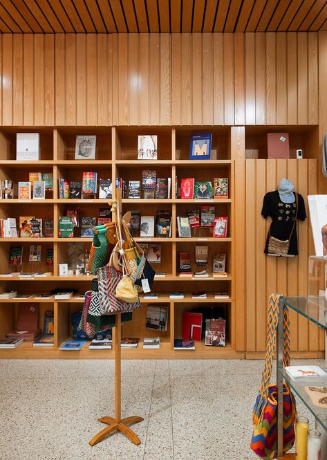 We had the honor of creating a shopping experience as memorable as the exhibits at El Museo del Barrio. 🖼️ Our team crafted custom display cabinets in beautiful ash wood, designed to enhance the gift shop's aesthetic while seamlessly blending with the museum's ambiance. Every detail was tailored to complement the art, making each piece on display shine. ✨ Have you been to this incredible community museum? Museum Gift Shop Aesthetic, Gift Shop Aesthetic, Museum Gift Shop, Exhibition Art, Museum Gift, Shop Aesthetic, Display Cabinets, Custom Displays, Art Making