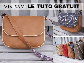 Bettinael.Passion.Couture.Made in france: SAC : 10 Patrons et Tutos couture gratuits Zipper Wallet Diy, Sac Diy, Couture Sewing, Side Bags, Diy Couture, Felt Bag, Sewing Patterns Free, Sewing Bag, Free Sewing