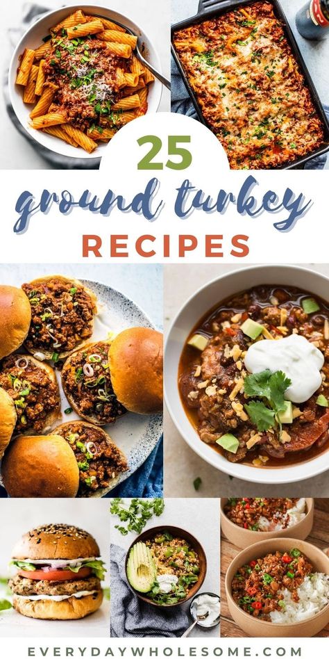 Ground turkey recipes for dinner that are healthy meals like soup, meatloaf, tacos and turkey burgers. Meals to make with ground turkey. healthy meal prep. easy, healthy turkey meatloaf, dinner ideas, recipes, for family, easy, healthy. meal prep recipes, ideas, for work, lunch, breakfast ideas. #mealprep #groundturkey #groundturkeyrecipes #groundturkeyrecipe #dinnerrecipes #easydinners #easyrecipes #easymealprep #healthymealprep #mealprepdinners #tacos #meatloaf #burgers #turkey #chicken Ground Turkey One Pot Meal, Recipes With Ground Turkey Sausage, Ground Turkey Appetizers, Turkey Stock Recipe, Turkey Meatloaf Healthy, Meatloaf Burgers, Ground Turkey Recipes Healthy, Meatloaf Dinner, Healthy Ground Turkey