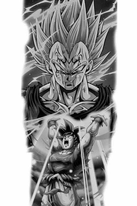 #Tattoo ideas inspired by #DragonBall Z like Son #Goku, Bulma, Krillin, Piccolo, Son #Gohan, #Vegeta, Bardock, Trunks, Son Goten, Master Roshi Dragon Ball Z Tattoo, Dbz Tattoo, Traditional Dragon, Wolf Tattoo Sleeve, Z Tattoo, Dragon Ball Tattoo, Naruto Tattoo, Dragon Ball Super Wallpapers, Dragon Ball Super Artwork