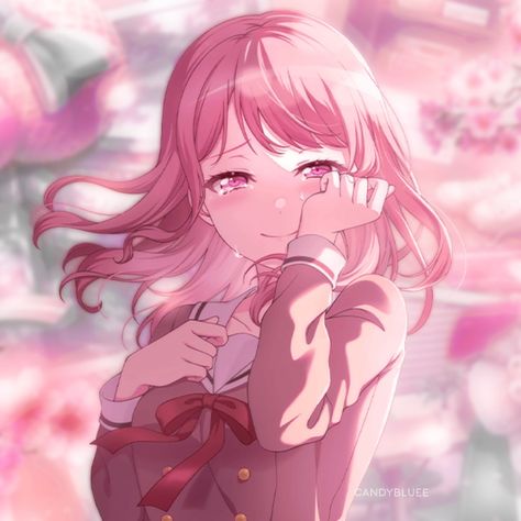 𖤐 ׅ ﹙Maruyama Aya﹚ ׄ ᝬ Aya Maruyama, Bandori Cards, Bandori Icons, Pastel Palettes, Pastel Palette, Rhythm Games, I Have No Friends, Girl Bands, Cute Anime Pics